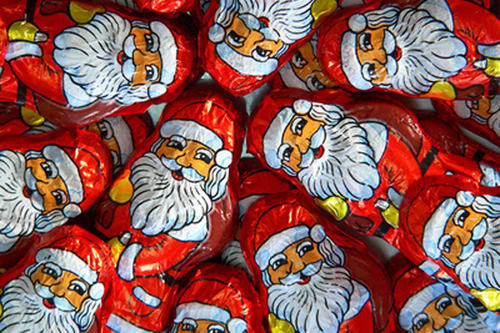 Schokoladenweihnachtsmänner sind nicht zwingend notwendig, um Weihnachten im christlichen Sinne zu feiern