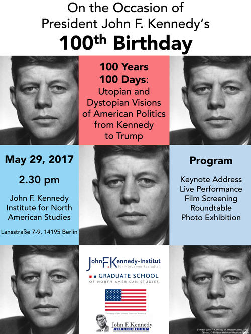 John F. Kennedys 100. Geburtstag begeht das gleichnamige Institut für Nordamerikastudien der Freien Universität Berlin am 29. Mai.