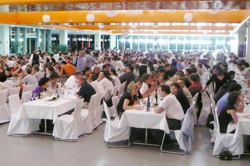 Banquett in der Mensa der Freien Universität anlässlich der RNA-Konferenz