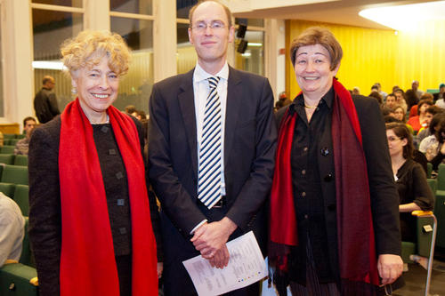 (v.l.n.r.): Prof. Dr. Gesine Schwan, Prof. Dr. Peter-André Alt, Dr. Dorothea Rüland