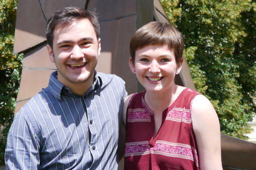 Nachwuchskomponisten Emma Wine und Zachary Green sprachen in campus.leben über ihr Studium bei Samuel Adler und das Konzert am 9. Juli.