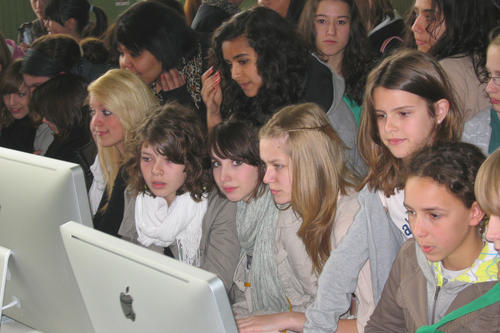 Fachinformatikerinnen von morgen? Schülerinnen beim Girl's Day am Institut für Informatik der Freien Universität Berlin.