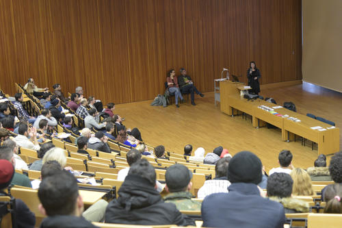 Well-attended event: Almost 200 people attended the information session hosted by the Welcome to Freie Universität Berlin program.