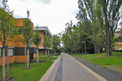 The Geo Campus in Lankwitz has many trees and green spaces.