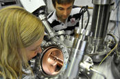 Research on molecules using a scanning tunneling microscope