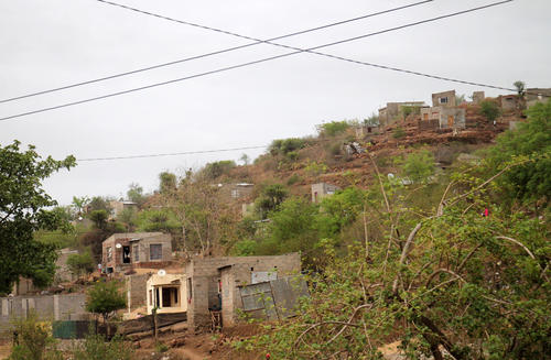Homes in Maputo, Mozambique.