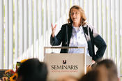 Vice-president Prof. Dr. Brigitta Schütt welcomed the guests in the Seminaris Conference Center.