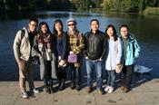 ZDS students exploring the park of Charlottenburg Palace