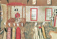 Antrittaudienz Kuefsteins im Topkap Saray, 5.12.1628 <br/> Gouache, Marktgemeindearchiv Prechtoldsdorf