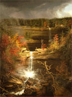 „Amerikanische Anfänge“, Thomas Cole, Kaaterskill Falls (1826).
