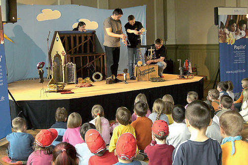 Bei Kindern sehr beliebt: die Geschichte von Paula und ihren Kopolden als Puppentheater.