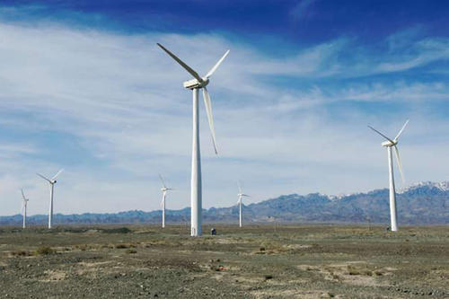 Auch China setzt verstärkt auf alternative Energiequellen wie Windkraft.