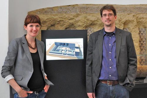 Mit ihrem Grafikbüro widmen sich Sandra Grabowski und Sebastian Hageneuer der Darstellung antiker Bauten.