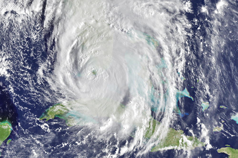 Gefährlicher Wirbel. Hurrikan Irma wütete im September in der Karibik. Das Satellitenbild zeigt, wie er sich auf Florida zubewegt.