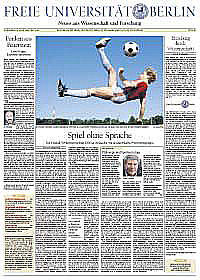 Titelseite Tagesspiegel-Beilage vom 15.04.2006