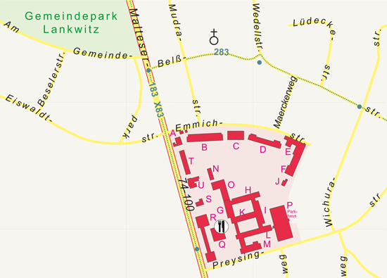 Map Lankwitz campus
