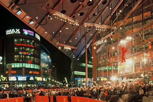 Die Berlinale (internationales Filmfestival) am Potsdamer Platz