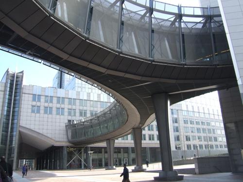 Brüssel, auf dem Campus des Europäischen Parlaments