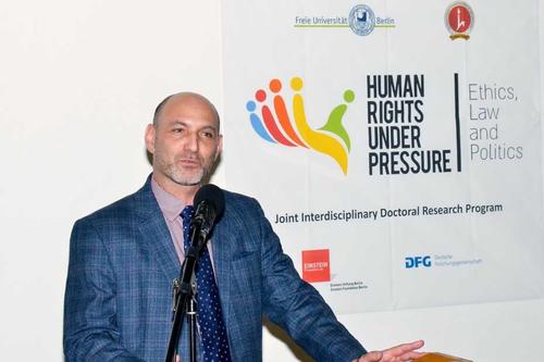 Prof. Tomer Broude ist der Sprecher der Hebrew University des Kollegs "Human Rights under Pressure".