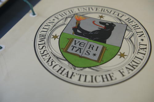 Das Wappen der Freien Universität Berlin