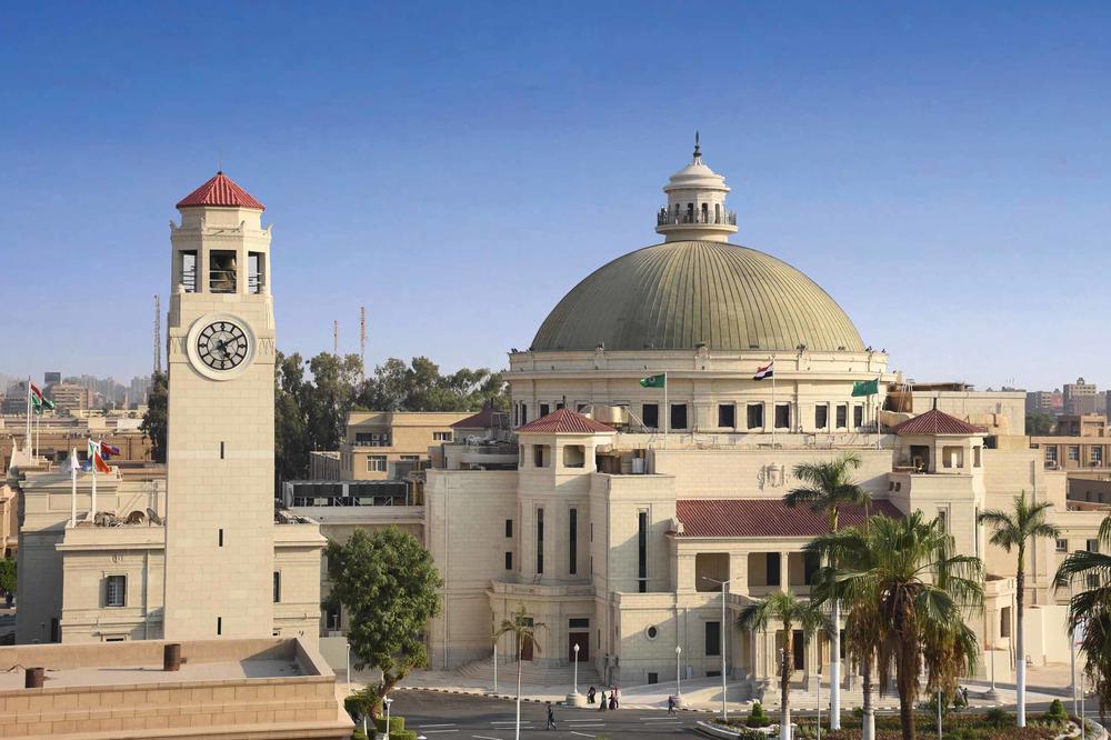 Mit der Region „südlicher Mittelmeerraum“ unterhält die Freie Universität enge Partnerschaften, seit 2010 ist die Freie Universität Berlin mit einem Verbindungsbüro in Kairo vertreten - im Bild die Universität Kairo.