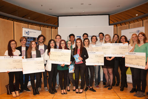 Alle ausgezeichneten Gründer-Teams: HeyMail, Mamigi, Oatful Day, Let’s start together, Care to go.