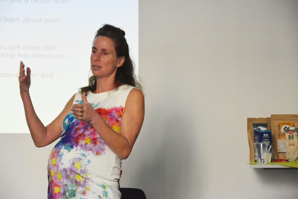 Gastreferentin Kathrin Weiß gründete „tausendkind“, einen Onlineshop für Babykleidung. Erfolgreich wurde das Unternehmen vor allem durch gutes Datenmanagement.