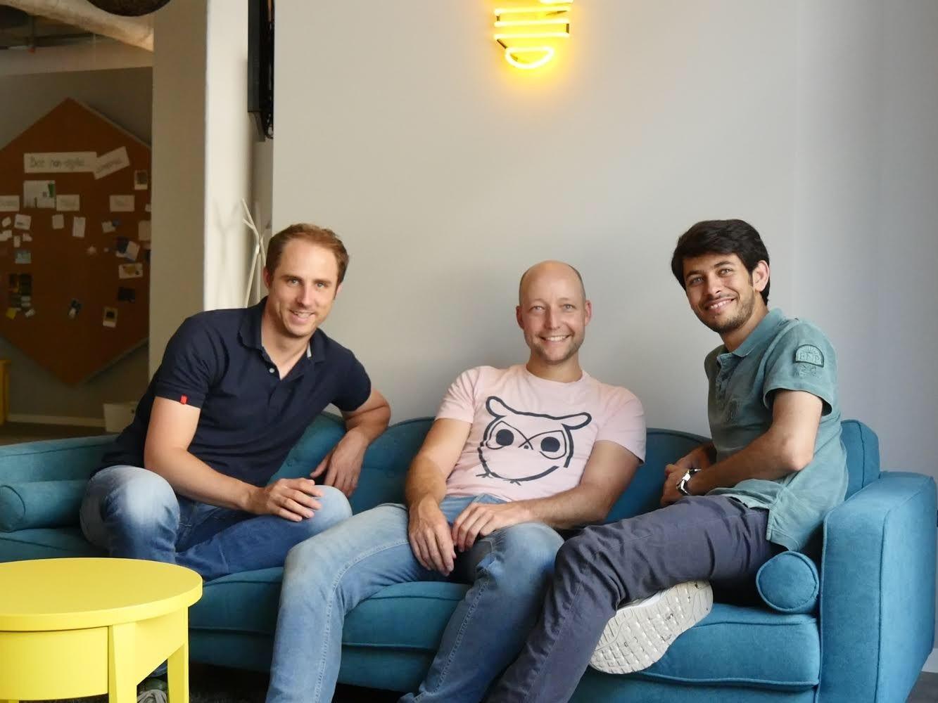 Stephan Paulini, Tobias Bargmann und Nouman Rasool wollen das Start-up MyGermanUniversity gründen.