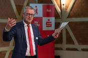 Auch Prof. Dr. Günter M. Ziegler, Präsident der Freien Universität Berlin, hieß die 180 Entrepreneure und Gäste herzlich willkommen.