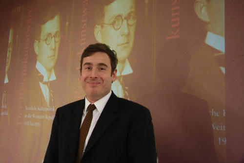 Christian Welzbacher, Journalist und Autor einer Edwin-Redslob-Biographie, hatte die Tagung zum "Reichskunstwart" am Kunsthistorischen Institut der Freien Universität organisiert.