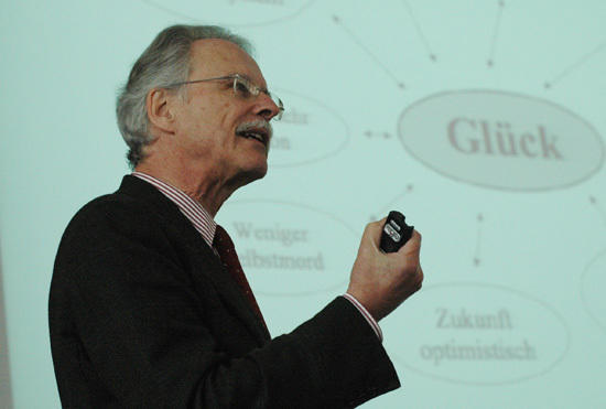 Bruno S. Frey, Ökonomieprofessor aus Zürich, war gerade zwei Wochen lang zu Gast an der Freien Universität