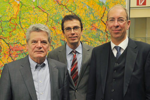 v.l.n.r.: Joachim Gauck, Prof. Paul Nolte und Prof. Martin Sabrow