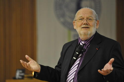 Professor Michel Brunet an der Freien Universität