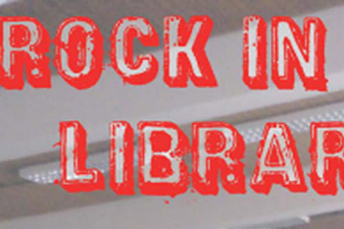 "Rock in the library", so der Titel des Benefizkonzerts.