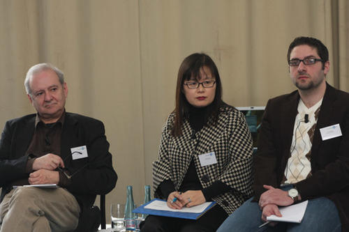 Dan Diner, Eun-Jeung Lee, Ufuk Topkara (v.l.n.r)