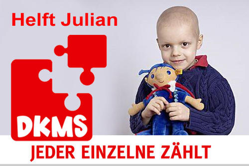 Die Typisierungsaktion hilft bei der Suche nach einem geeigneten Spender für Julian und andere Leukämie-Kranke