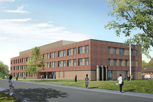 Das "Zentrum für Infektionsmedizin - Robert-von-Ostertag-Haus" wird im März 2012 feierlich eröffnet