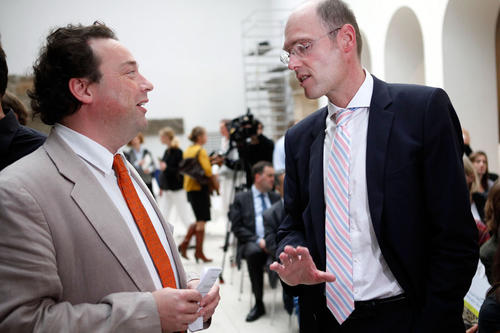 Museumsdirektor Stefan Weber (l.) und Peter-André Alt, Präsident der Freien Universität Berlin, betonten in ihren Reden die Bedeutung der interdisziplinären Islamforschung.