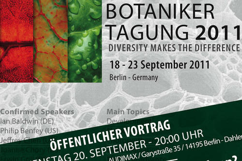 Die Botanikertagung 2011 findet noch bis zum 23. September an der Freien Universität statt.