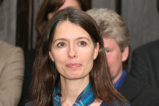 Frau Prof. Joanne Rowland, spezialisiert auf  Ägyptische Archäologie im Fachbereich Altertumswissenschaften der Freien Universität, kommt von der Oxford University.