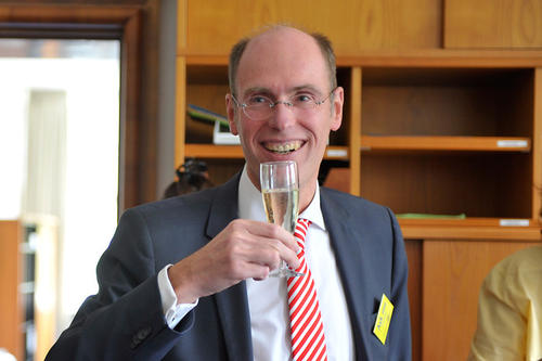 Von einem "glücklichen Tag für die Freie Universität" sprach Universitätspräsident Professor Peter-André Alt, nachdem das Ergebnis bekannt gegeben worden war.