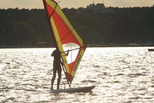 Das Wassersportzentrum der Freien Universität liegt direkt am Wannsee.