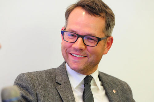 Michael Roth, europapolitischer Sprecher der SPD-Fraktion im Bundestag, bezeichnete Europa als „zivilisatorisches Projekt“.