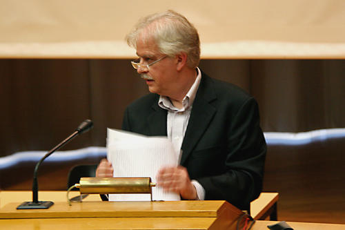 „Kants Krise und Kleists Verfahren“: Der renommierte Literaturwissenschaftler Rüdiger Campe hielt den diesjährigen Peter-Szondi-Gastvortrag an der Freien Universität.