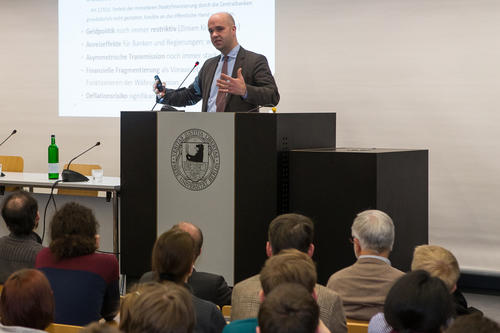 Professor Marcel Fratzscher, Präsident des Deutschen Instituts für Wirtschaftsforschung und Befürworter der unkonventionellen Geldpolitik, ...