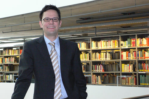 Klaus Ulrich Werner, der Leiter der Philologischen Bibliothek