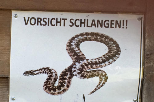 Der Weg über die Alpen ist nicht immer ganz ungefährlich.