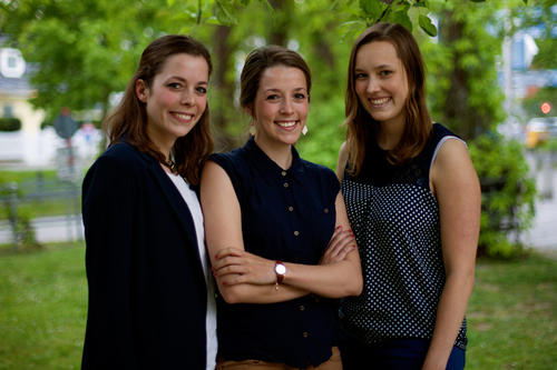 Das Team von „Keks d’Amour“: Sarah Girod, Eliza Girod, Mona Günnewig (v.l.n.r.).