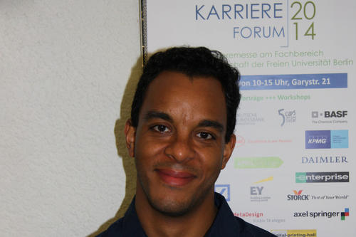 BWL-Student Guy Gretschel hat das Karriere-Forum als studentischer Projektleiter mitorganisiert.