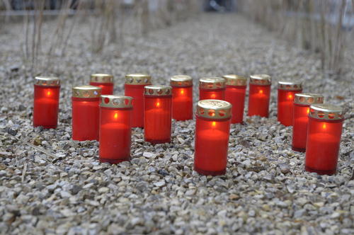 Mit Schweigeminuten, einer Kranzniederlegung sowie einer Gedichtlesung gedachten Angehörige und Studierende der Freien Universität sowie Gäste am 70. Jahrestag der Befreiung von Auschwitz der Opfer des Nationalsozialismus.